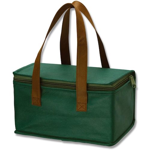 HEIKO 不織布保冷バッグ マルチ オリーブ 008740978 1 枚