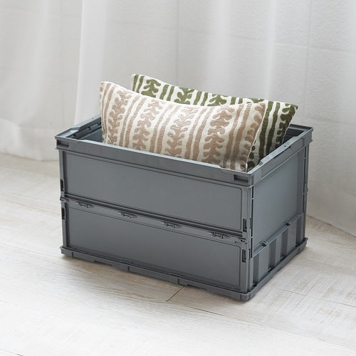 TRUSCO 오리콘 얇은 접이식 컨테이너 50L 레드 레드 TR-O50B 1 개