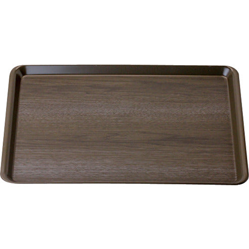 蝶プラ ノンスリップトレー 3525 ウッドグレイン 202125 1 枚