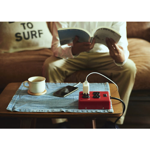 Fargo Steel Tap AC 4-port Red PT400RE 1 piece