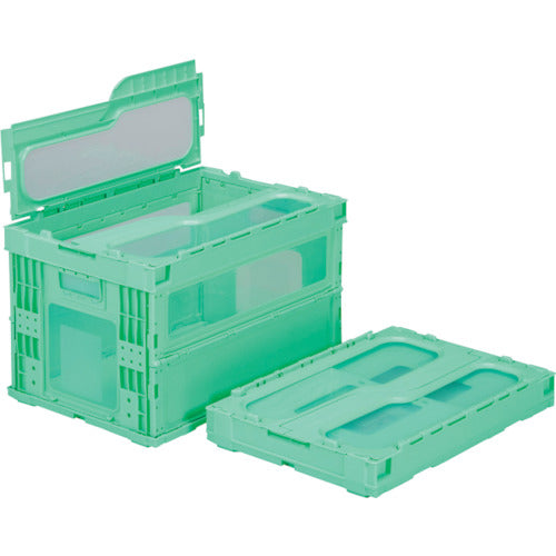 サンコー フタ一体型折りたたみコンテナー 559490 マドコン HBC−51B−D 55949000GRIONTM 1 個