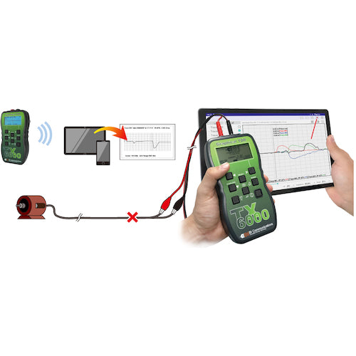 GOODMAN Rechargeable TDR Cable Diagnostics and Length Measurement Instrument TX6000S TX6000S 1 unit