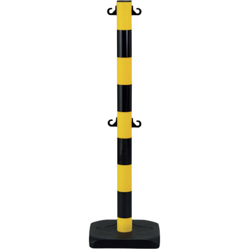 Green Cross Chain Stand (Sand Iron Base Type) PCS-2TR Yellow/Black Height 876mm Made of PE 141122 1 unit