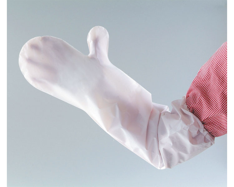 Gloves that can be used with bandages on / 07415 Semi-transparent, for both hands, 2 pieces, 1 bag