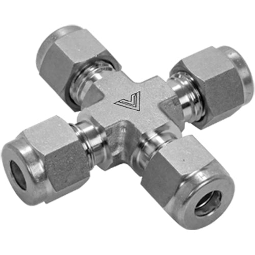 Fujikin New V-Lok 2 compression ring bite type stainless steel VUWX-6.35-V 1 piece