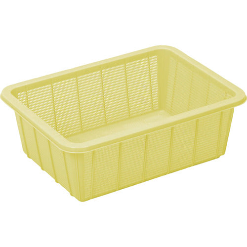 TONBO アシスト抗菌角ざる深3イエロー 03074 1 個