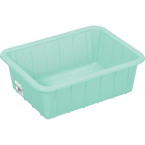 TONBO アシスト抗菌角ざる深2グリーン 03068 1 個