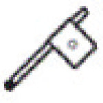 Tungaloy Parts Driver T-8F 1 piece