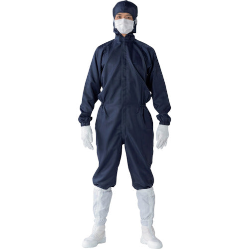 TriApex Hooded Clean Suit FH197C Navy 4L FH197C-07-4L 1 unit