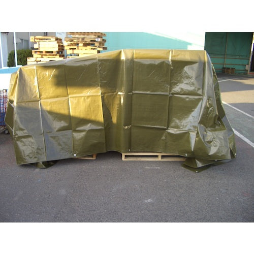 하기와라 터피 시트 #3000(컬러 시트) OD 그린 3.6m×5.4m TPOD3654 1장