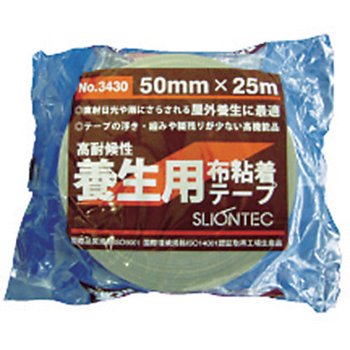 SLIONTEC 工事養生布粘着テープ25mm 343000-NE-00-25X25 1 巻