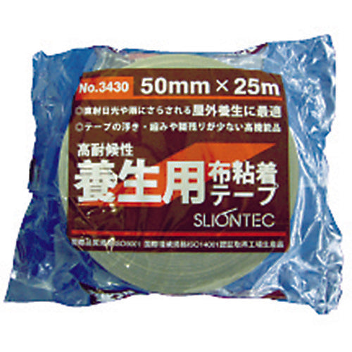 SLIONTEC 工事養生布粘着テープ50mm 343000-NE-00-50X25 1 巻