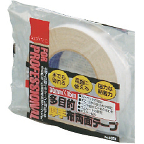 SLIONTEC 천 양면 점착 테이프 25mm×15m 532000-00-25X15 1권