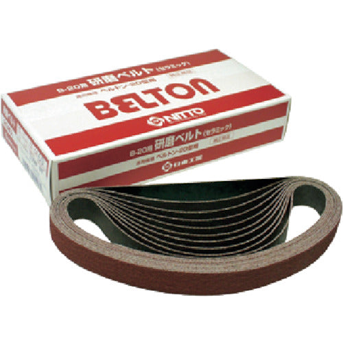 Nitto Belton Ceramic Belt CE#60 20 x 520mm 20 pieces 25506 1 box