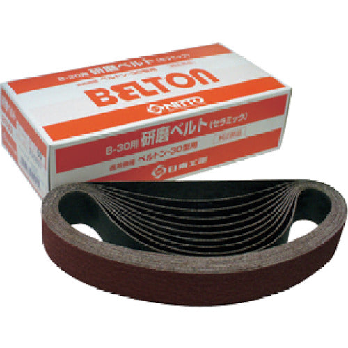 Nitto Belton Ceramic Belt CE#80 30 x 540mm 20 pieces 25512 1 box