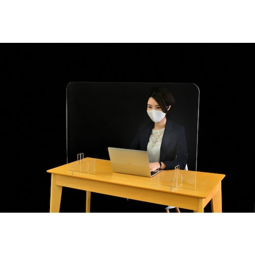 アイグッズ 【売切商品】 開口ありアクリルパーテーション(H60×W90cm) IGC00104 1 台