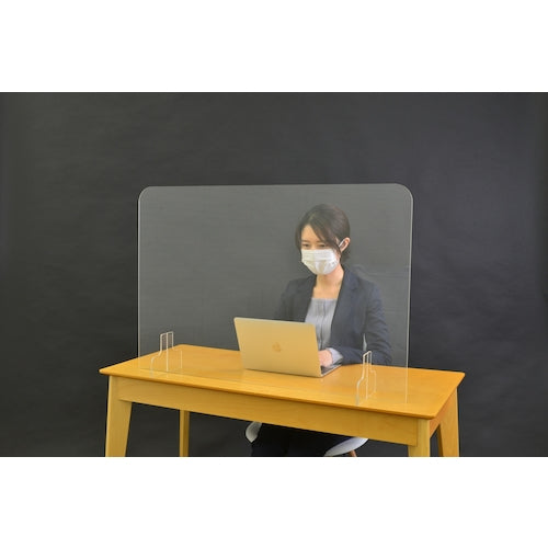 アイグッズ 【売切商品】 開口なしアクリルパーテーション(H60×W90cm) IGC00218 1 台