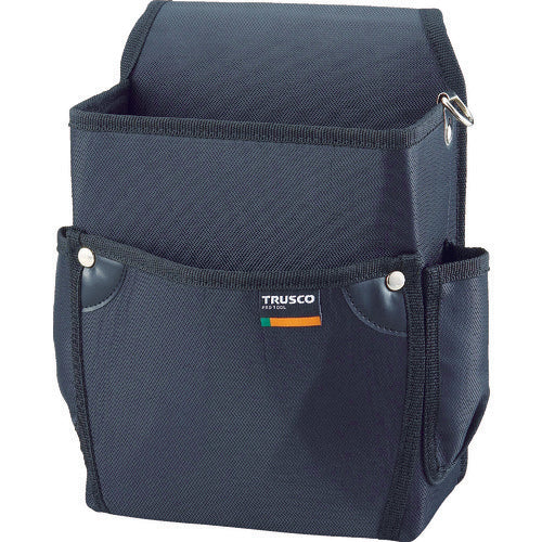 TRUSCO waist bag two-tier black TC-11BK 1 piece