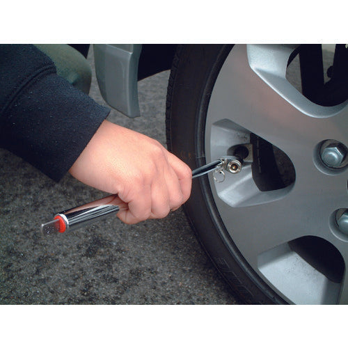 TRUSCO タイヤプレッシャーゲージ 自動車・Wタイヤ用 TP-410 1 本