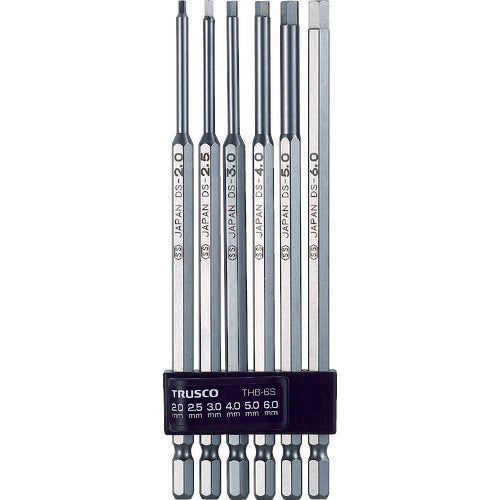 TRUSCO 롱 육각 비트 세트 THBL-6S 1 S