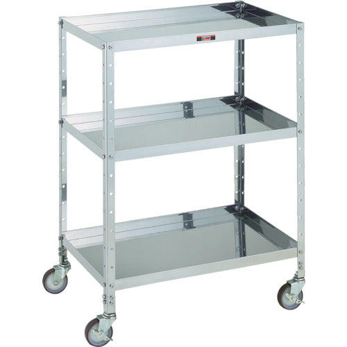TRUSCO V형 스테인리스 왜건 600X400XH835 3단 VLL-13SUS 1대