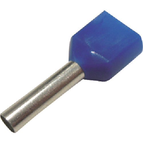 DST 트윈 페룰형 단자(100개들이) 파랑 FEI2.5-13X2 1봉
