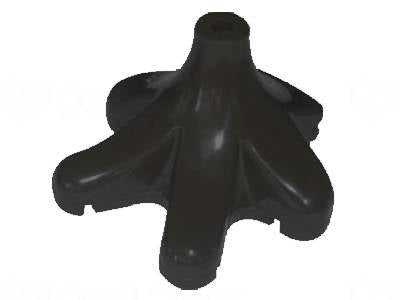 Assist International Backscratcher Walking Stick Ferrule (Small) Black