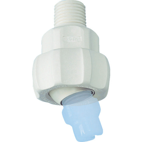 Ikeuchi Ball Joint UT Series PP Resin Thread 1/8 Male x 1/8 Female UT1/8MX1/8FFRPP-IN 1 Piece