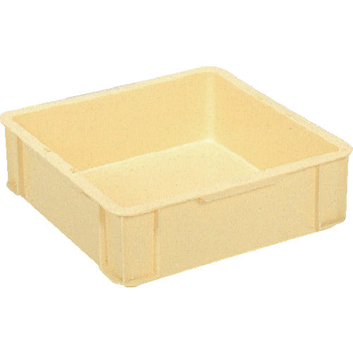 Sanko Square Container 200905 Cream SKBAN-KAKU-CL 1 pc