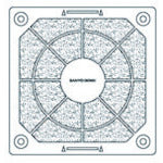 SanAce 樹脂フィルターキット (120用) 109-1000F20 1 枚