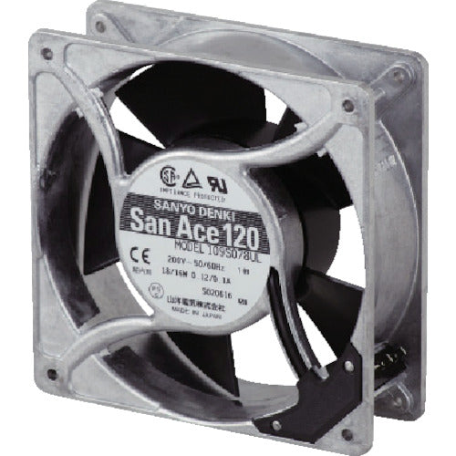 SanAce AC 팬(80×25mm AC200V 플러그 코드 부속) S-109S051 1대
