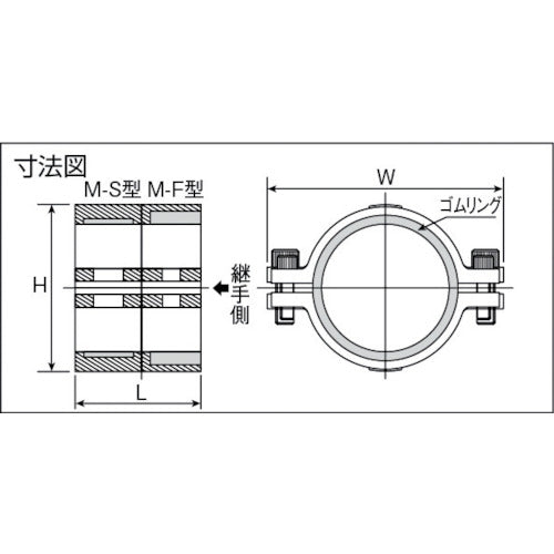 Kodama Kogyo Crimp Socket Steel Pipe Multi-Joint Type 15A M15A 1 pc