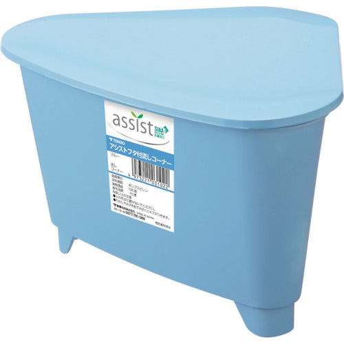 TONBO アシストフタ付流しコーナー ブルー 03102 1 個
