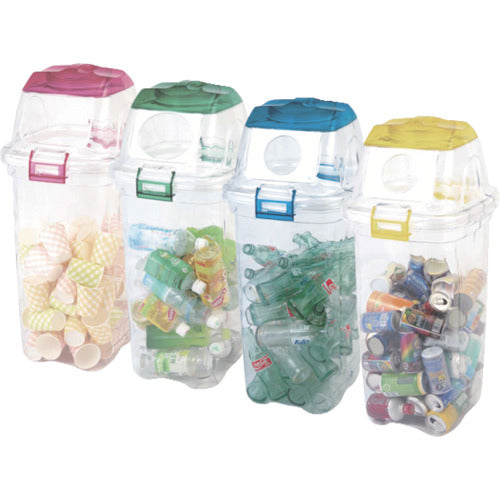 Sekisui Separation Pail Transparent Eco Duster N 60L for PET Bottles TPD6G 1 pc