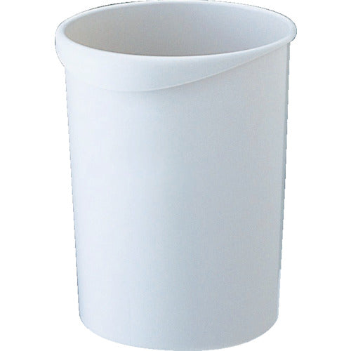 TRUSCO くず入れ 丸型 11.8L グレー TGYC635 1 個