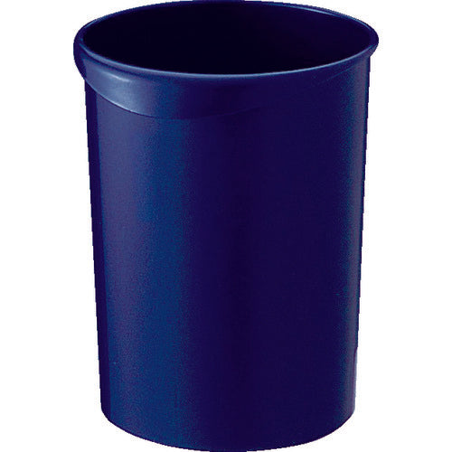 TRUSCO くず入れ 丸型 11.8L ダークブルー TGYC636 1 個