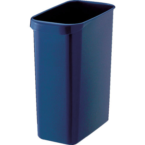 TRUSCO くず入れ 角型 13.0L ダークブルー TGYC638 1 個