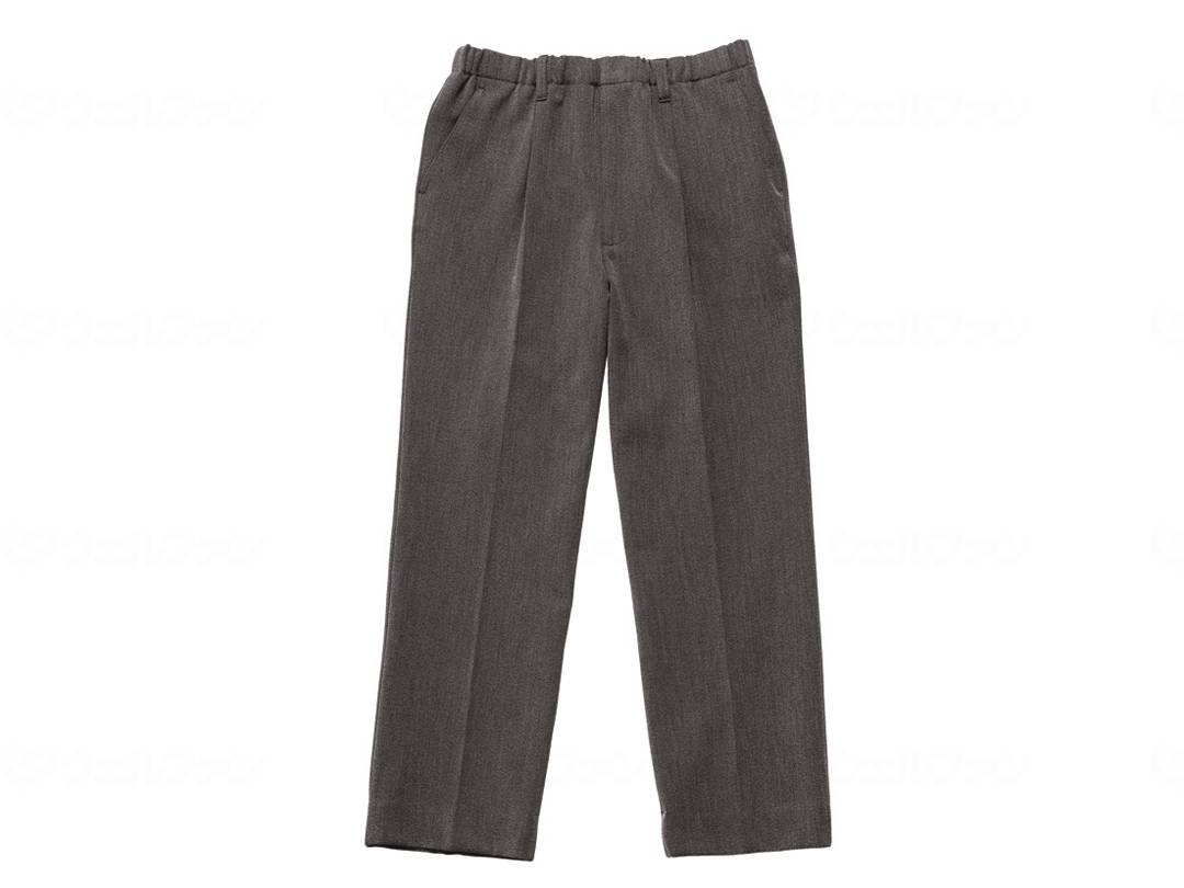 WATAKI Relaxed Slacks for Men, Gray, LL
