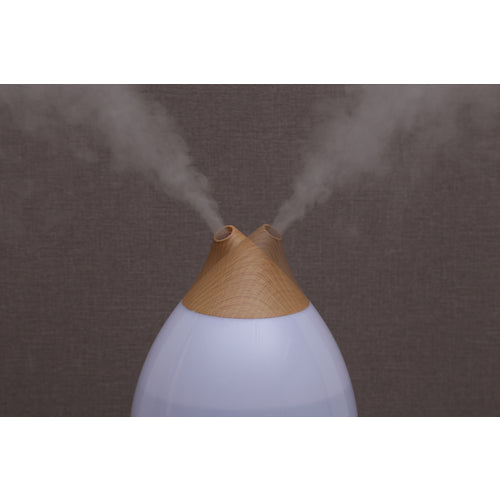 IRIS 572481 超音波式加湿器 しずく型 ナチュラル UHM-280SM-T 1 台