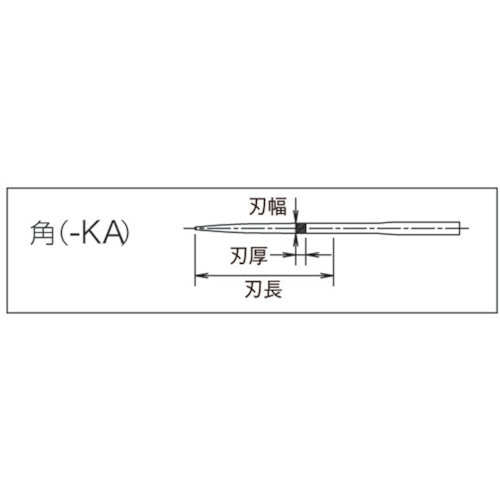 ツボサン ブライト900 スーパーソーヤスリ 角 KA105B2 1 本