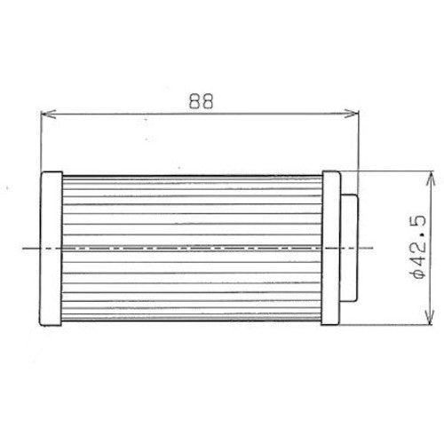 Yamashin Filter Line Filter DT-04 Series Replacement Element DTE-04-A-10X 1 pc