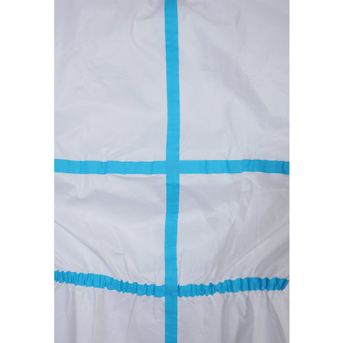 Kawanishi Nonwoven Protective Suit SF White L Size 7010-L 1 Piece