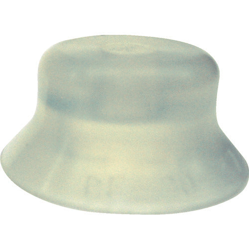 CONVUM Suction Pad Flat Screw Mounting Φ25 Silicone Rubber Milky White PFG-25-S 1 pc