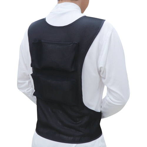 福徳 タフコレ冷却ベスト 黒 フリー TC7200-F 1 着