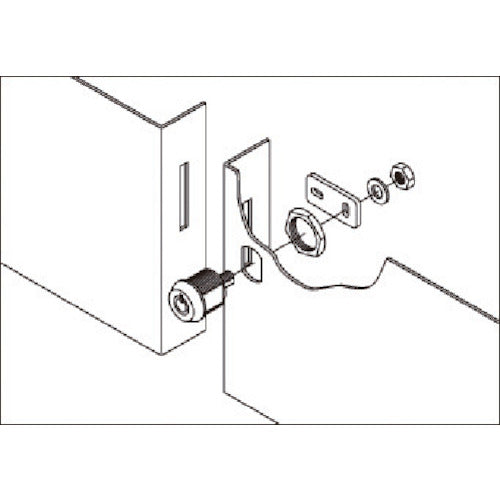 SUGATSUNE (150061067) NAL-B 너클 잠금 NAL-B 1 S
