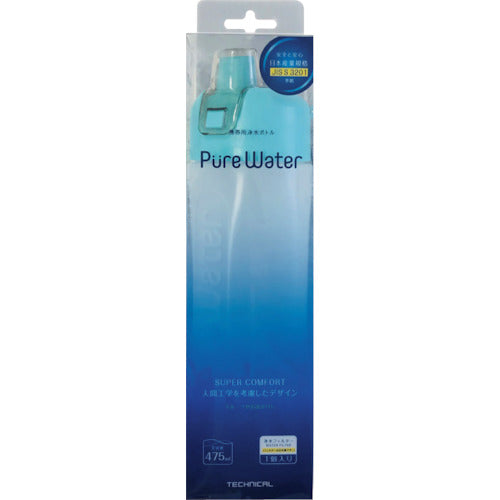 KURITA 휴대용 정수 병 퓨어 워터 에메랄드 그린 JBR-3070 1 개