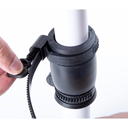 HCL 樹脂製ホースバンド Ezyclamp 手締めタイプ 締付径25.0〜75.0mm ナイロン66 PWD-13-75-WG-PA66-BK 1 袋