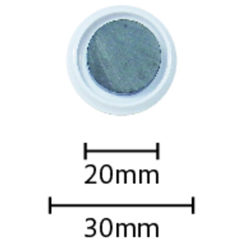 mitsuya カラーマグネット丸型#30 白 MR-30-WH 10 個