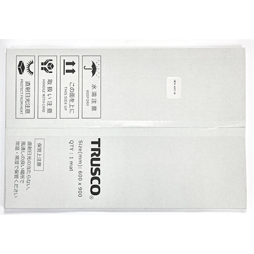 TRUSCO Antistatic Adhesive Clean Mat 600 x 900mm Blue 1 Sheet 30 Sheets CMTB-6090-3B 1 SHT
