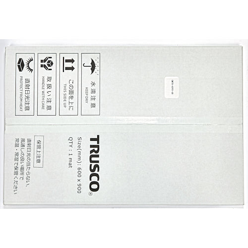 TRUSCO 帯電防止粘着クリーンマット 600×900MM ブルー 1シート 60枚入 CMTB-6090-6B 1 SHT